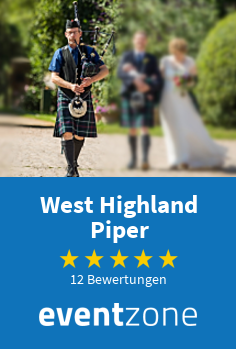 West Highland Piper, Dudelsackspieler aus Lübeck